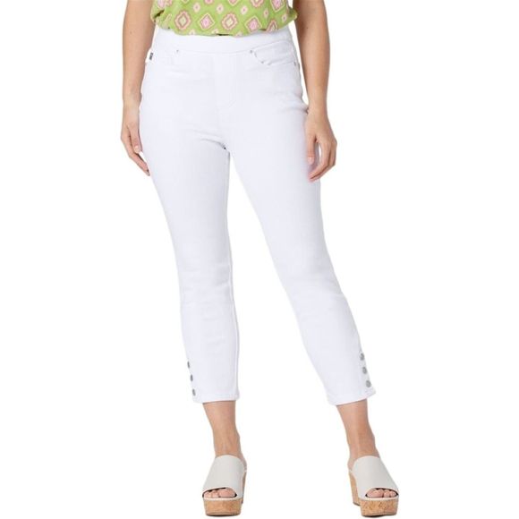 Short Denim Belle By Kim Gravel - Femme Taille 8 (30x8) - Indigo Foncé, Pull-on Stretch - Neuf